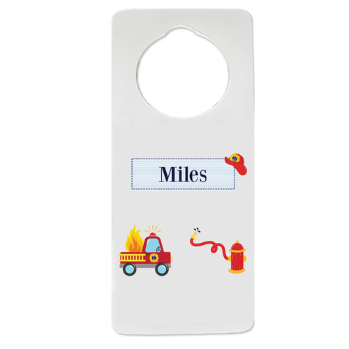 Firetruck Door Hanger