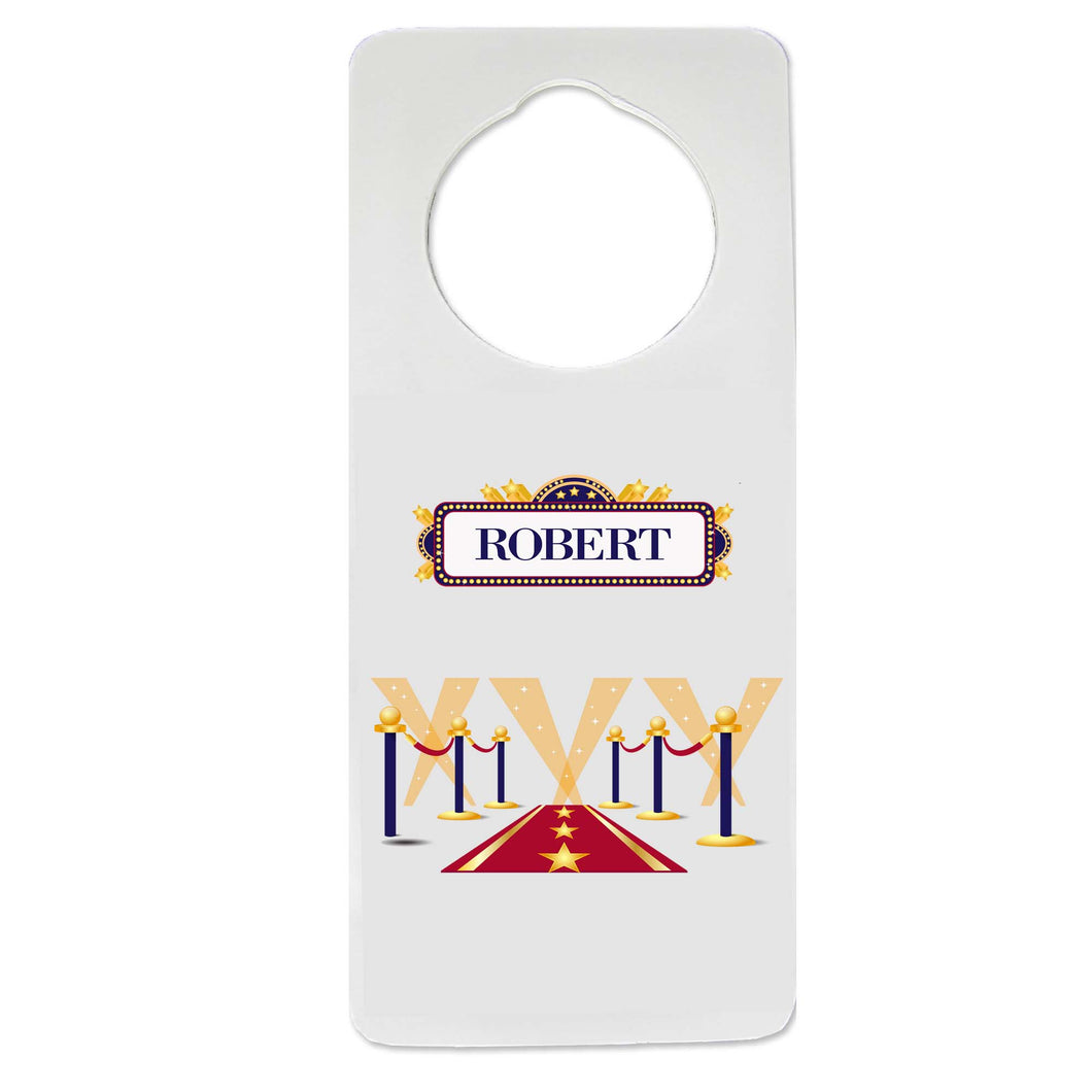 A Star is Born Red Door Hanger