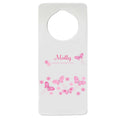 Pink Butterflies Door Hanger