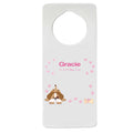 Pink Puppy Door Hanger