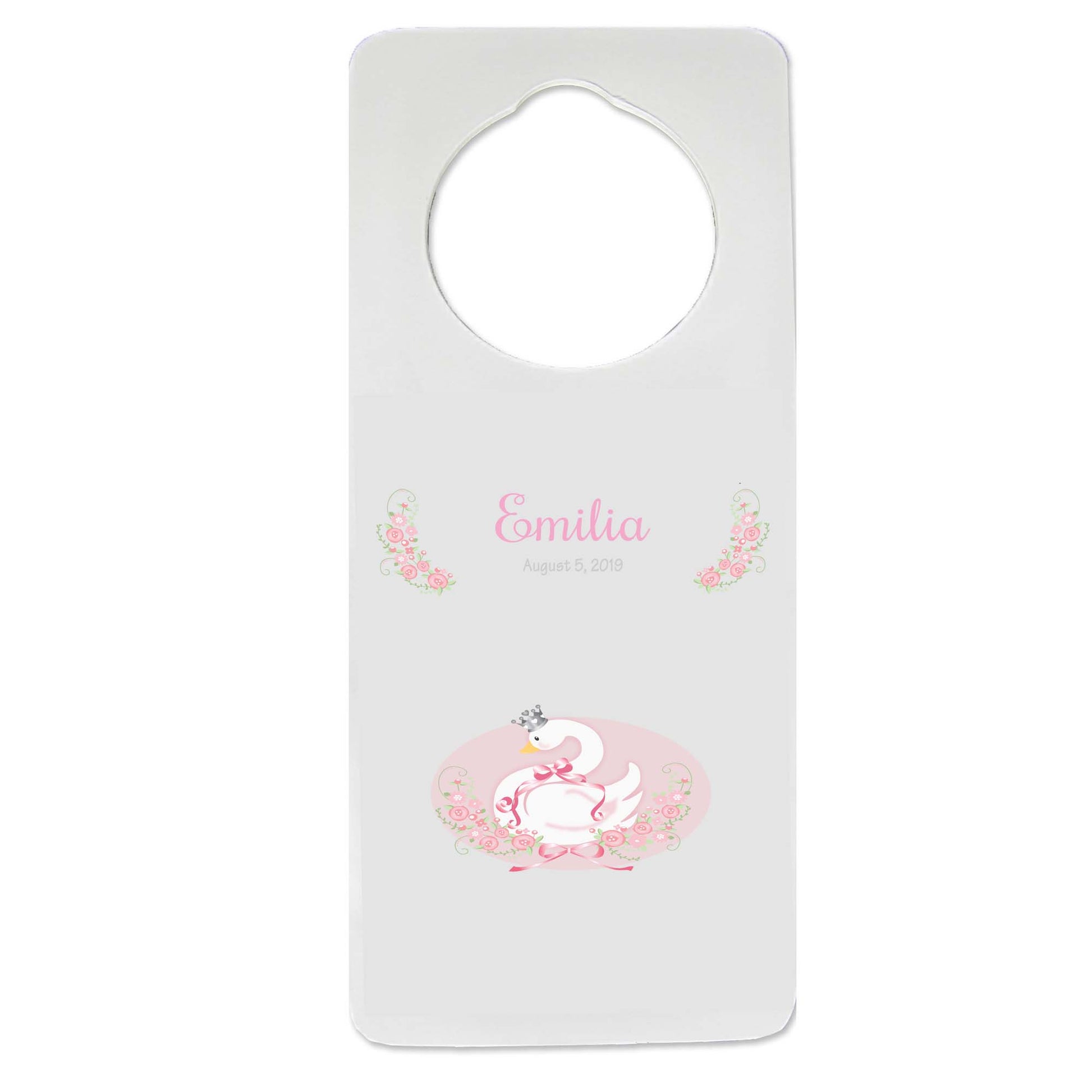 Princess Swan Door Hanger