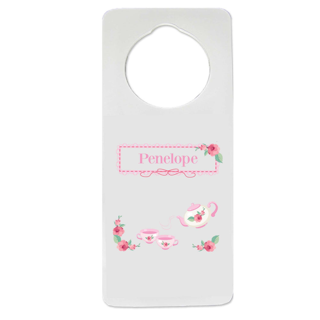Tea Party Door Hanger