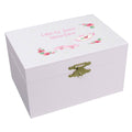 Tea Party Musical Ballerina Jewelry Box - close-up detail