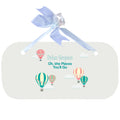 Personalized Wall Plaque Door Sign Hot Air Balloon design