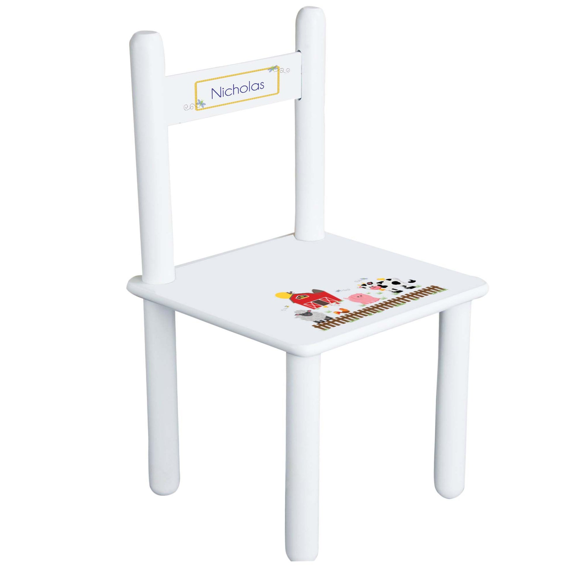 Personalized Child's Barnyard Chair