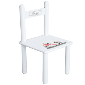 Personalized Pastel Barnyard Chair