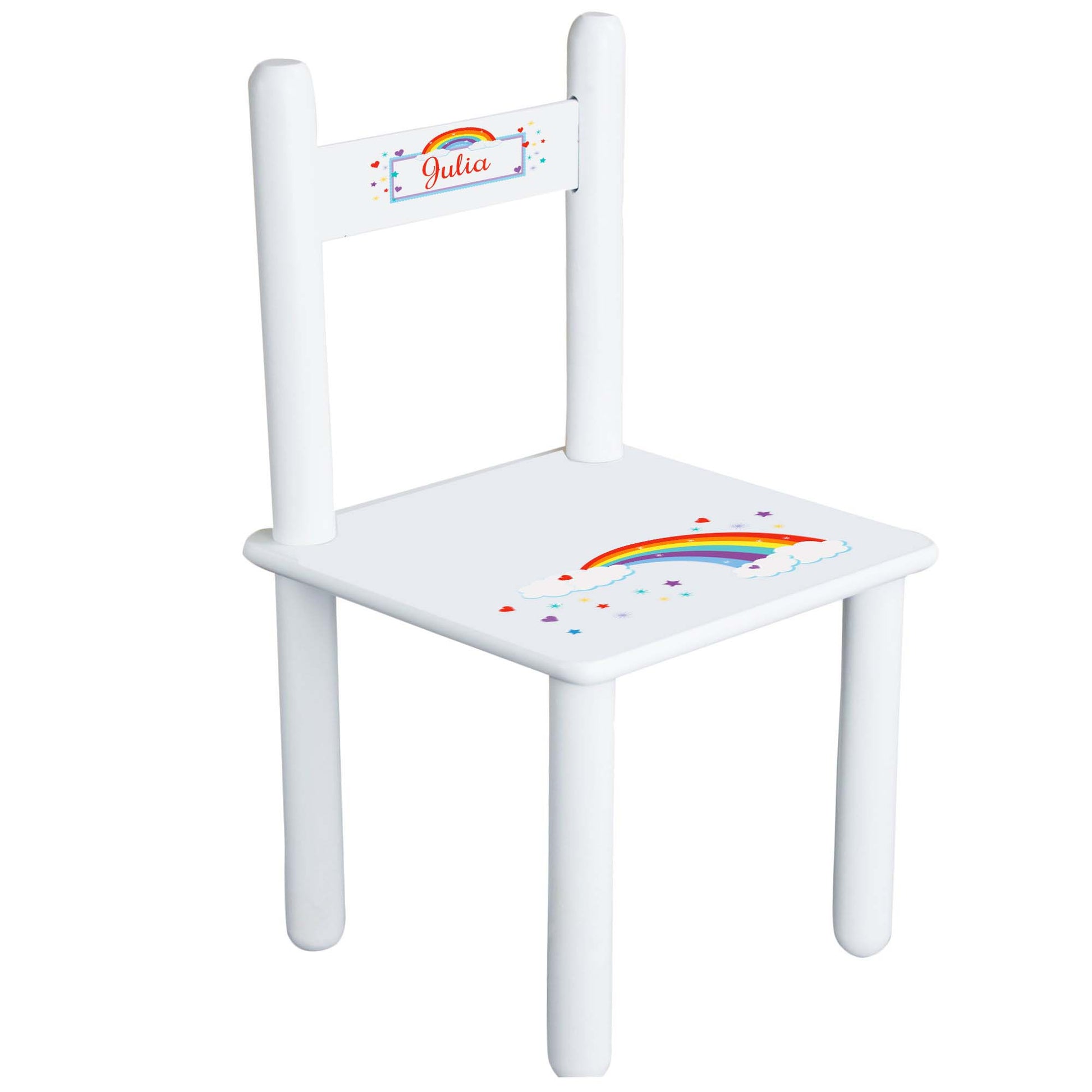 Personalized Child's Rainbow Chair
