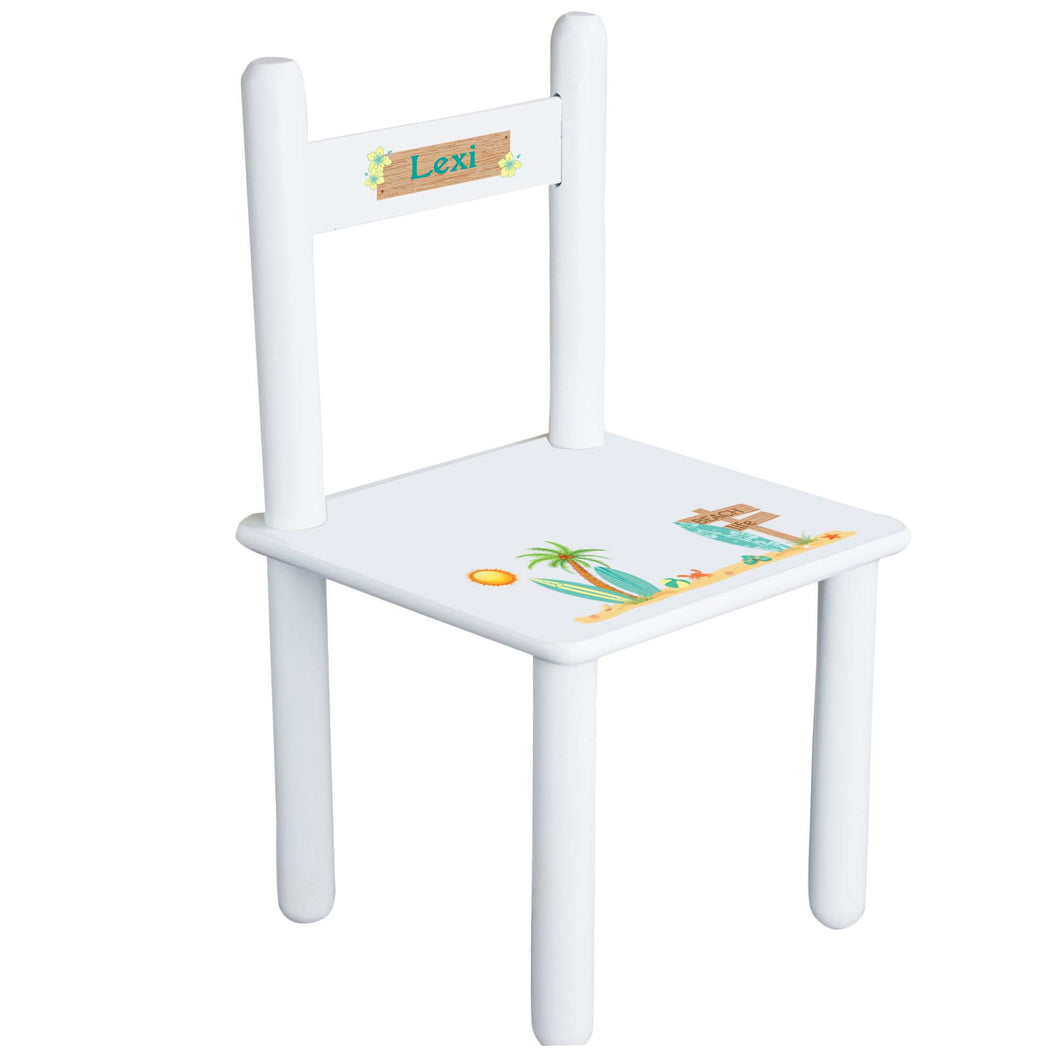 Personalized Child's Surfs Up Chair
