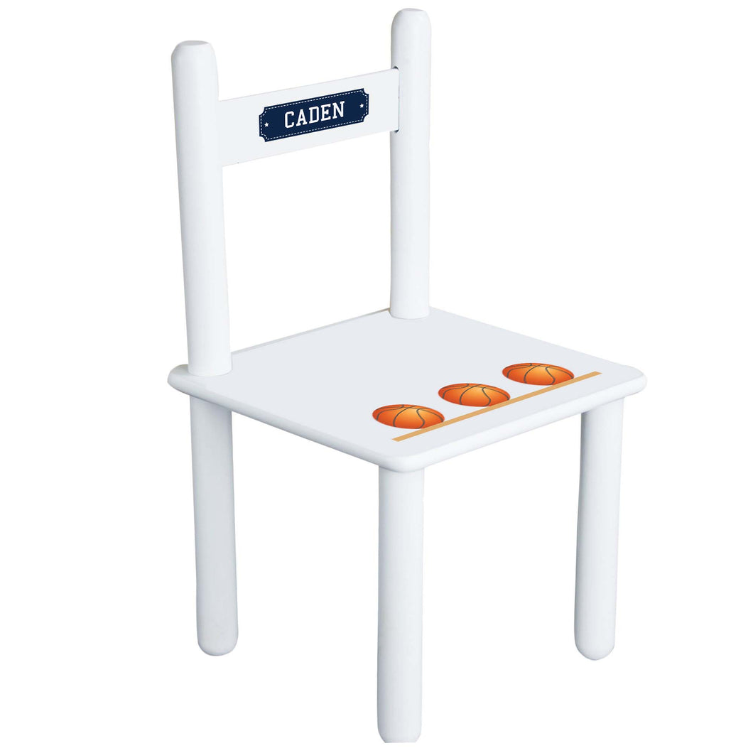 Personalized Child's Basketball Chair