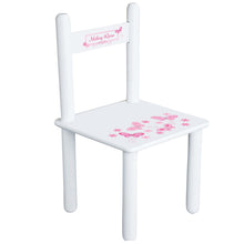 Personalized Pink Butterflies Chair