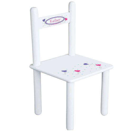 Personalized Heart Balloons Chair