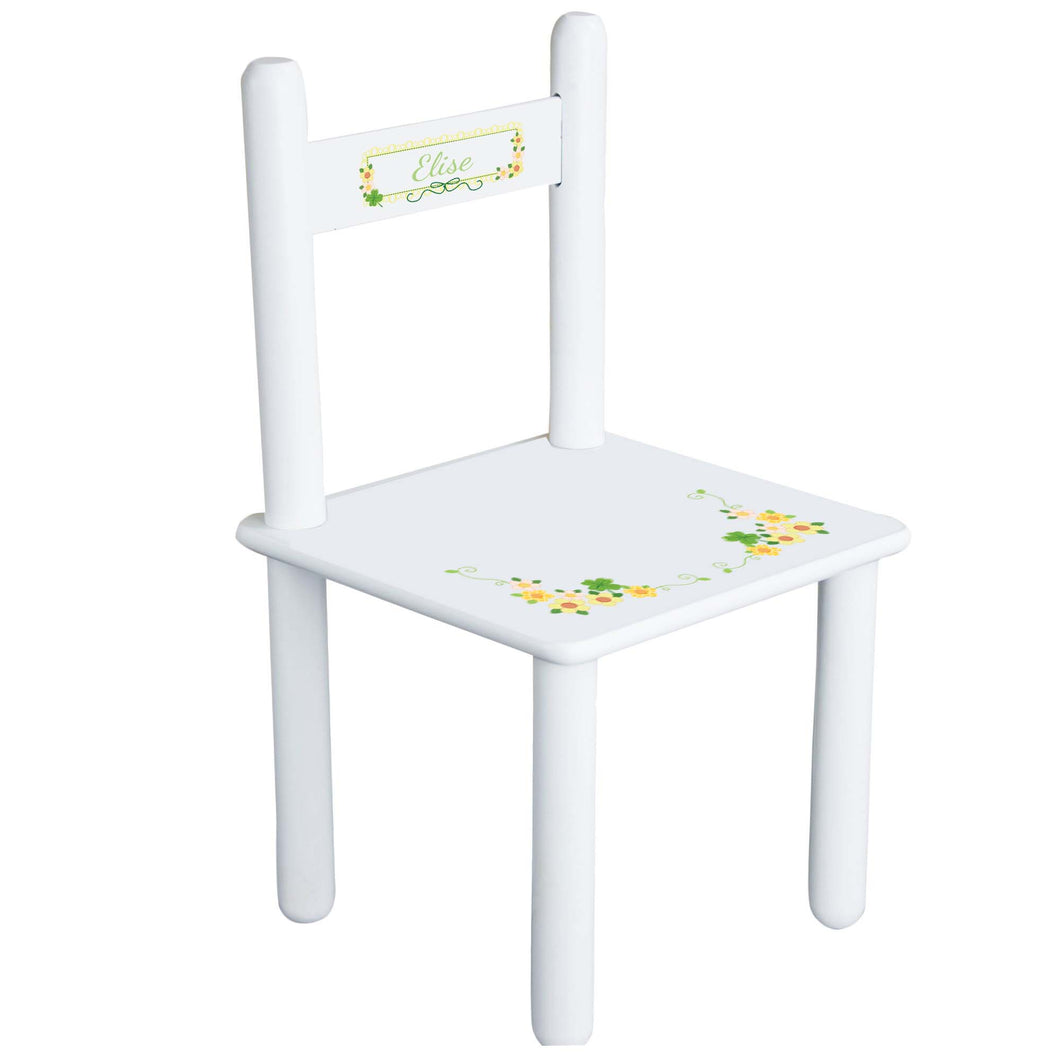 Personalized Shamrock Chair