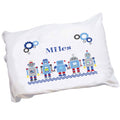 Personalized Childrens Robot Pillowcase 