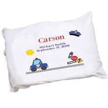 Personalized Police Car Pillowcase 