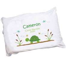 Personalized Childrens Pillowcase with Turtle design