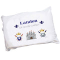 Personalized Childrens Pillowcase with Medieval Castle design