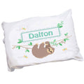 Personalized Sloth Pillowcase