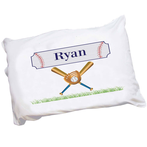 Personalized Boys Baseball pillowcase