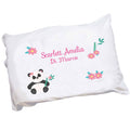 Personalized Panda Bear Pillowcase 