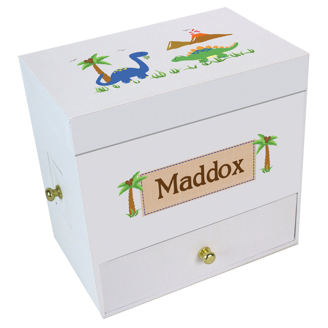 Dinosaur Deluxe Musical Ballerina Jewelry Box