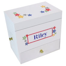 Stitched Stars Deluxe Musical Ballerina Jewelry Box