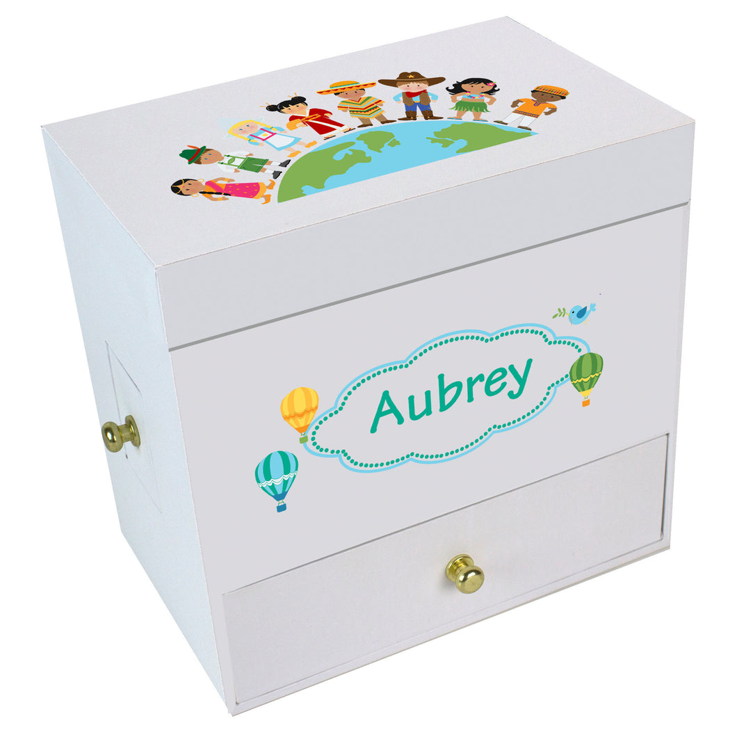 Small World Deluxe Musical Ballerina Jewelry Box