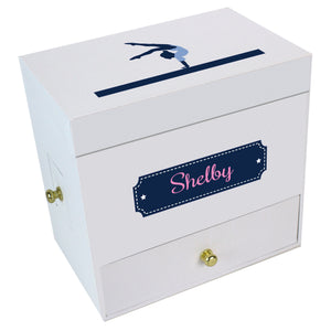 Gymnastics Deluxe Musical Ballerina Jewelry Box