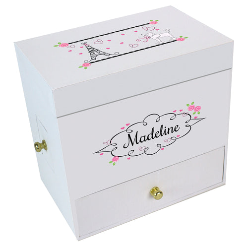 Oh La La Paris Deluxe Musical Ballerina Jewelry Box