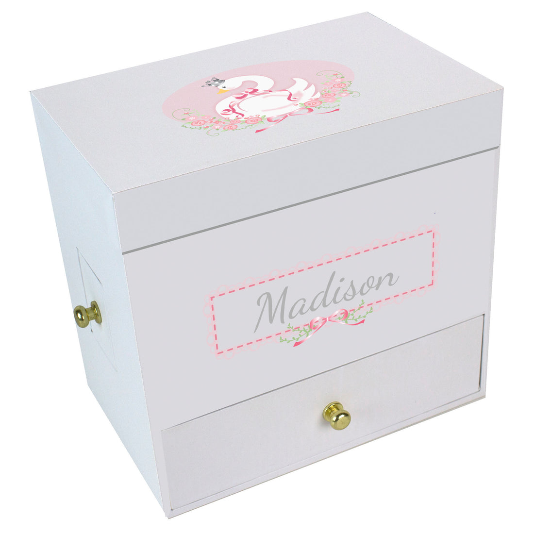 Princess Swan Deluxe Musical Ballerina Jewelry Box