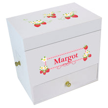 Strawberry Deluxe Musical Ballerina Jewelry Box