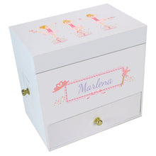 Blonde Ballerina Deluxe Musical Ballerina Jewelry Box