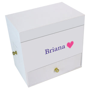 Single Heart Deluxe Ballerina Jewelry Box