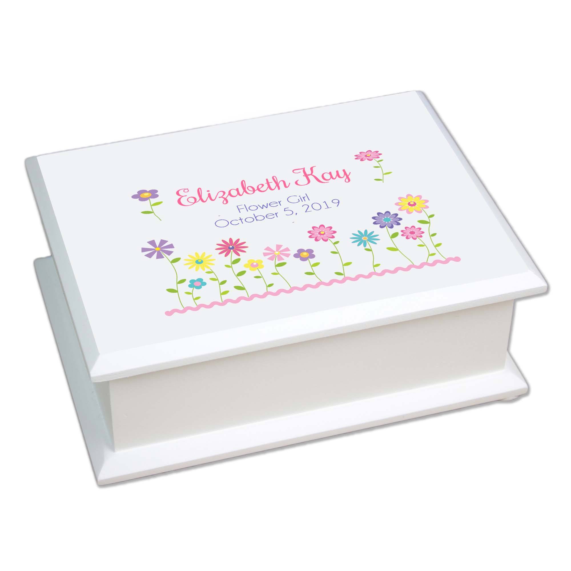 Flower girl jewelry store box