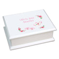 Lift Top Jewelry Box - Tea Party - close-up detail