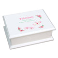 Lift Top Jewelry Box - Tea Party - side view