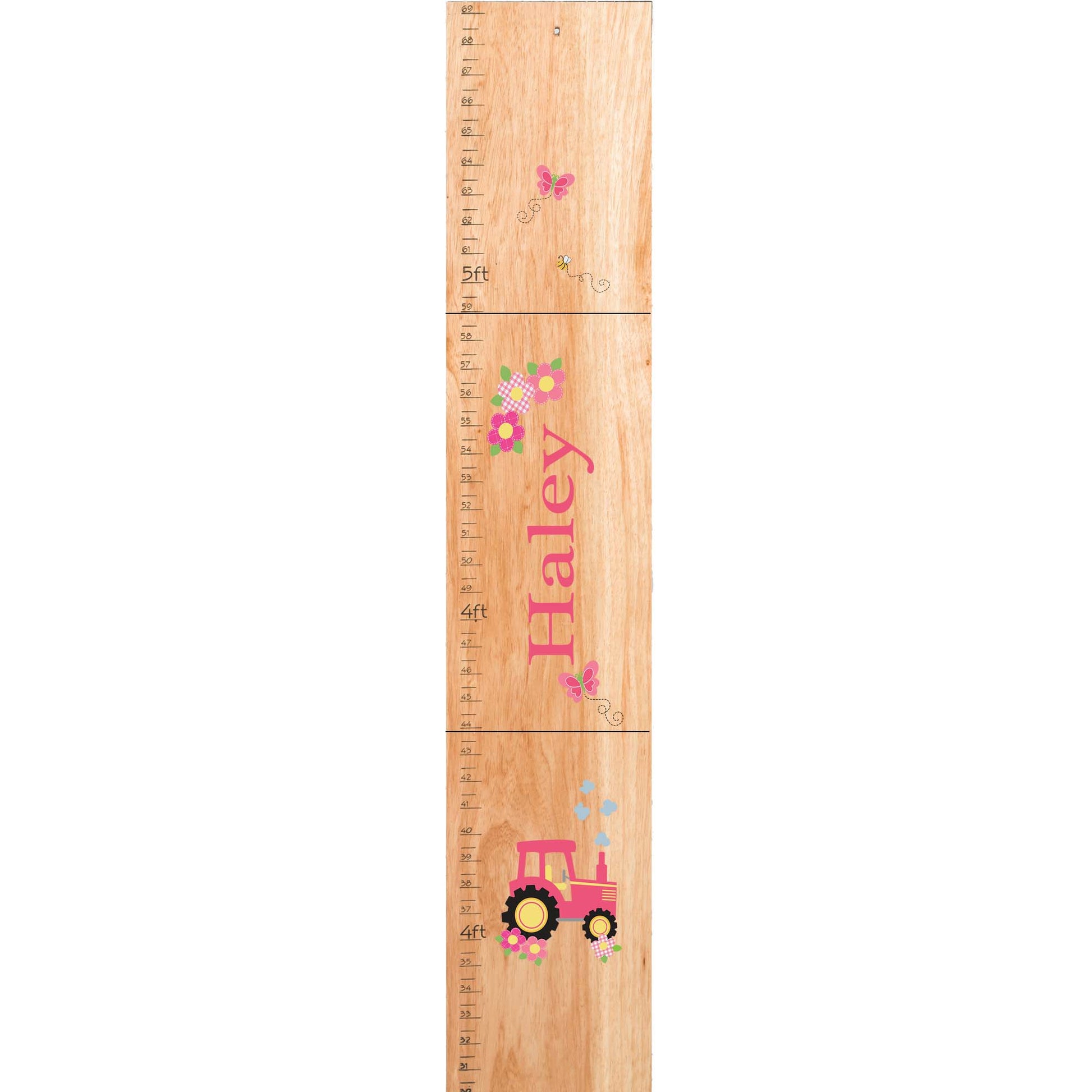 Personalized Natural Growth Chart With Rock Star Blue Design