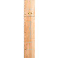 Personalized Natural Growth Chart With Crown Blue Design