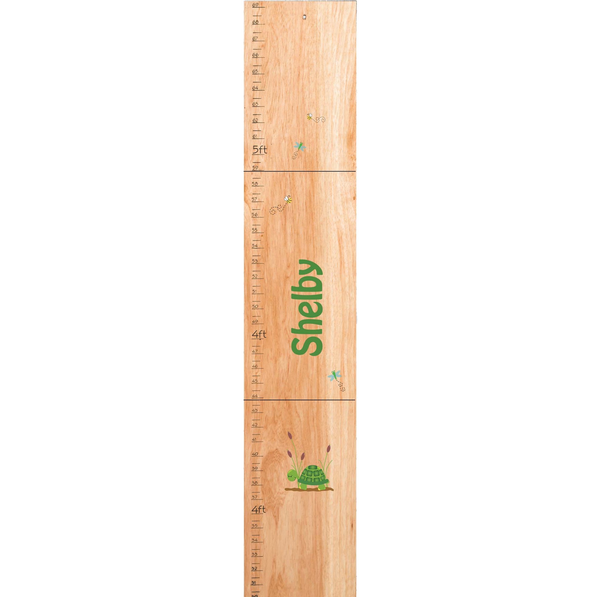 Personalized Natural Growth Chart With Turtle Design