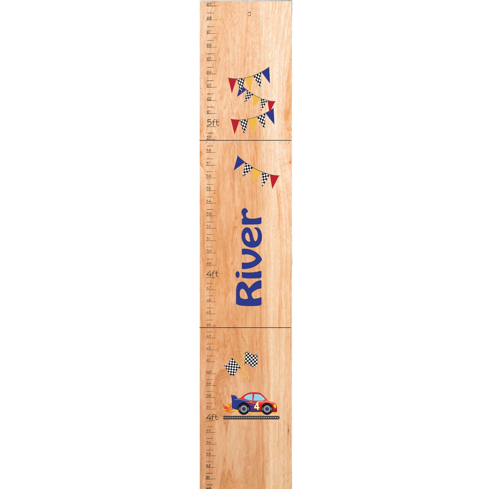 Personalized Natural Growth Chart With Superheros Design