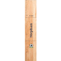 Personalized Natural Growth Chart With Soccer Design