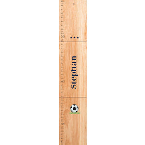 Personalized Natural Growth Chart With Basketball Design