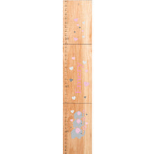 Personalized Natural Growth Chart With Elephant Pink Design