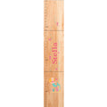 Personalized Natural Growth Chart With Mermaid Blonde Design