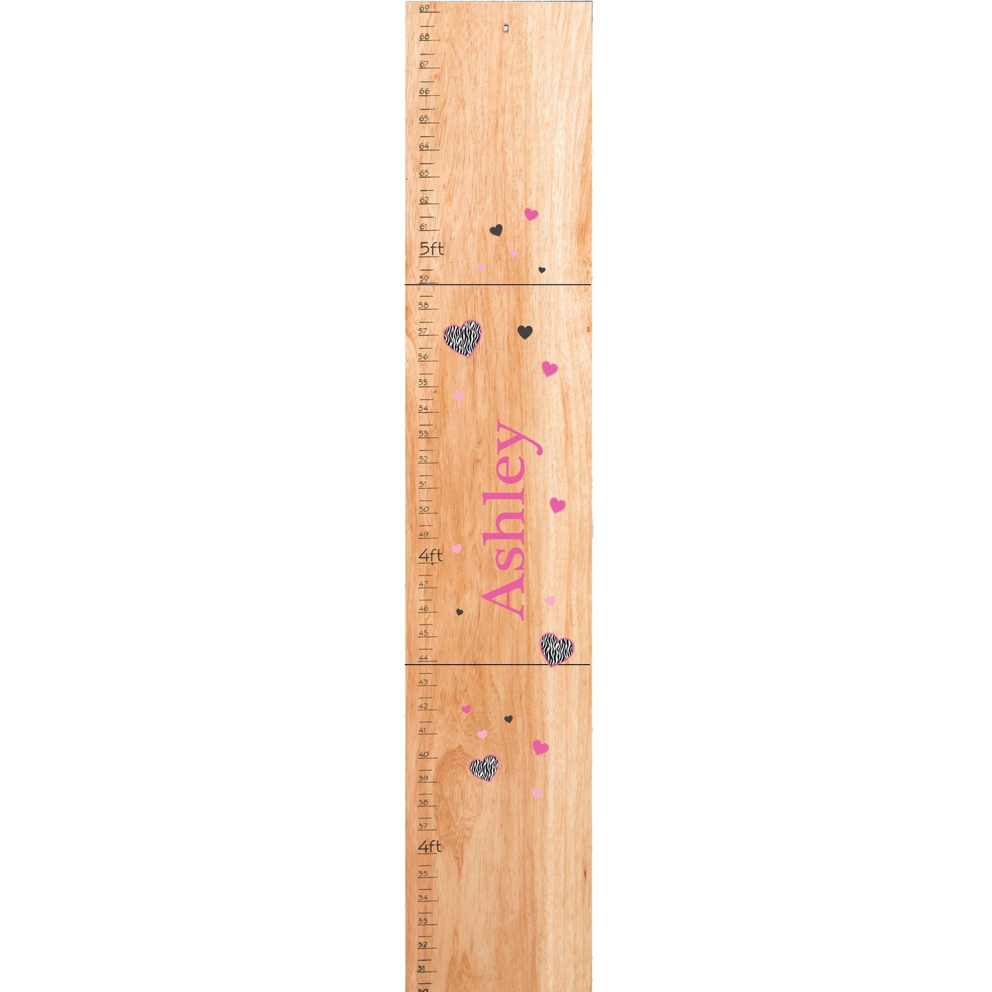 Personalized Natural Growth Chart With Sweet Treats Design