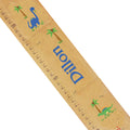 Personalized Natural Growth Chart With Dinosaurs Design