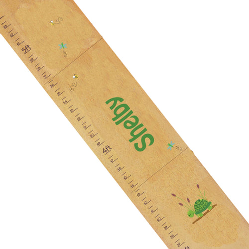 Personalized Natural Growth Chart With Turtle Design