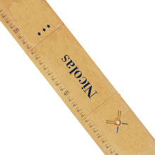 Personalized Natural Growth Chart With Baseball Design