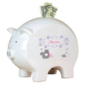 Personalized Piggy Bank with Kitty Cat design