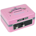 Personalized Gymnastics Childrens Pink Cash Box