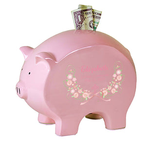 Personalized Flat Piggy Bank